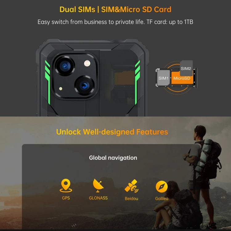 Oukitel WP32, IP68/IP69K, 5.93 inch Android 13 Unisoc Tiger T606 Octa-core, NFC, OTG, Network: 4G Oukitel WP32, IP68/IP69K, 5.93 inch Android 13 Unisoc Tiger T606 Octa-core, NFC, OTG, Network: 4G